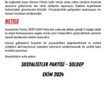 SOLDEP Dönem Değerlendirme Metni Ekim 2024